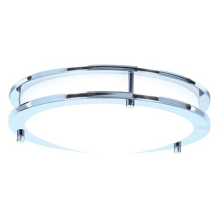 Access Lighting Solero, LED Flush Mount, Chrome Finish, Acrylic Lens Acrylic 20465LEDD-CH/ACR